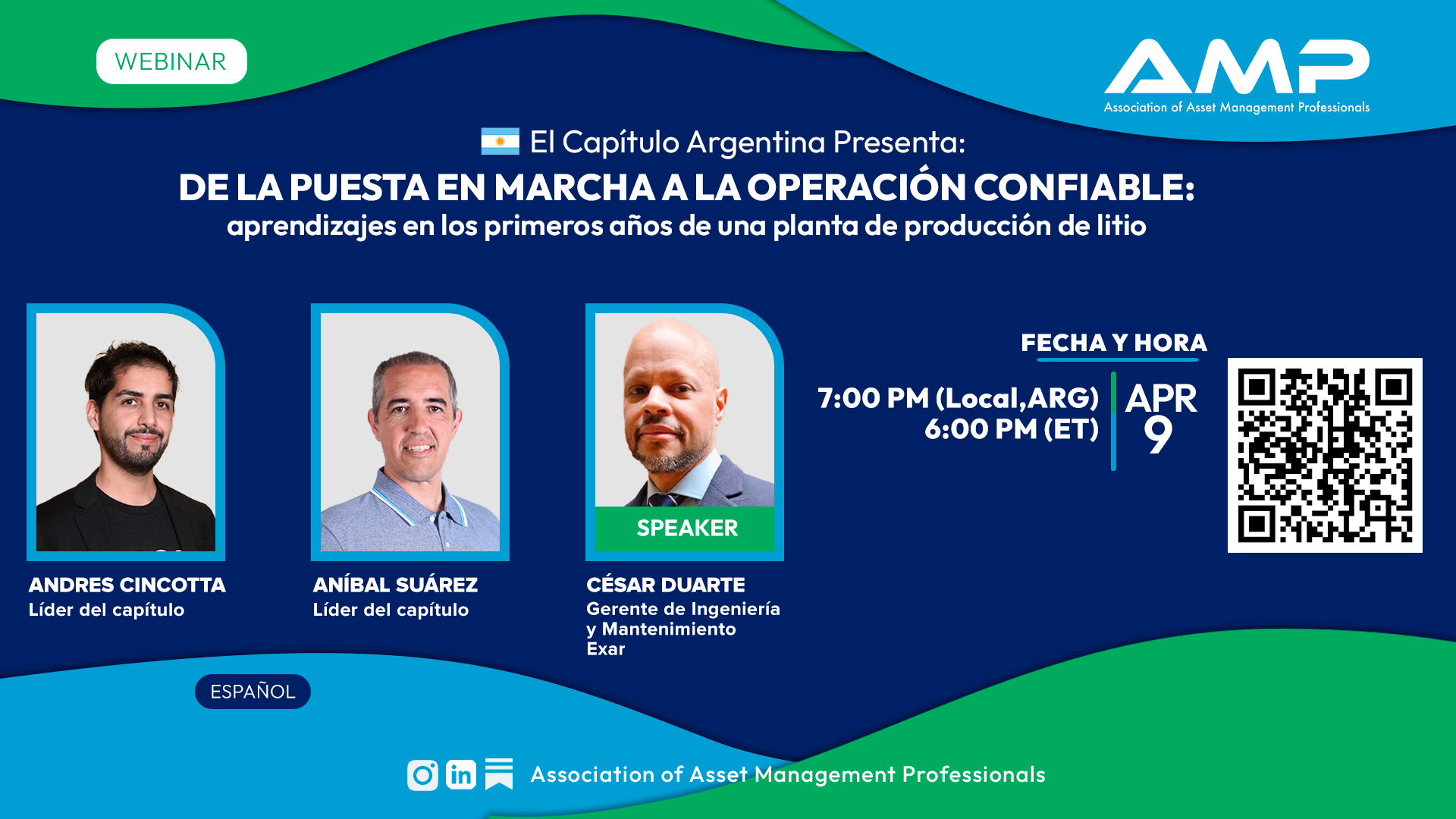 Evento AMP argentina 9 de abril