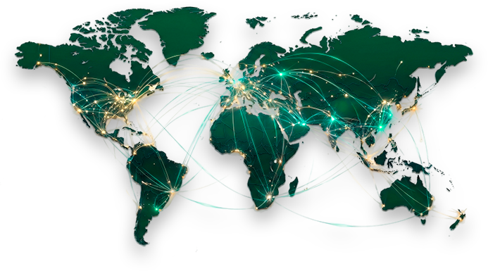 World map of asset management
