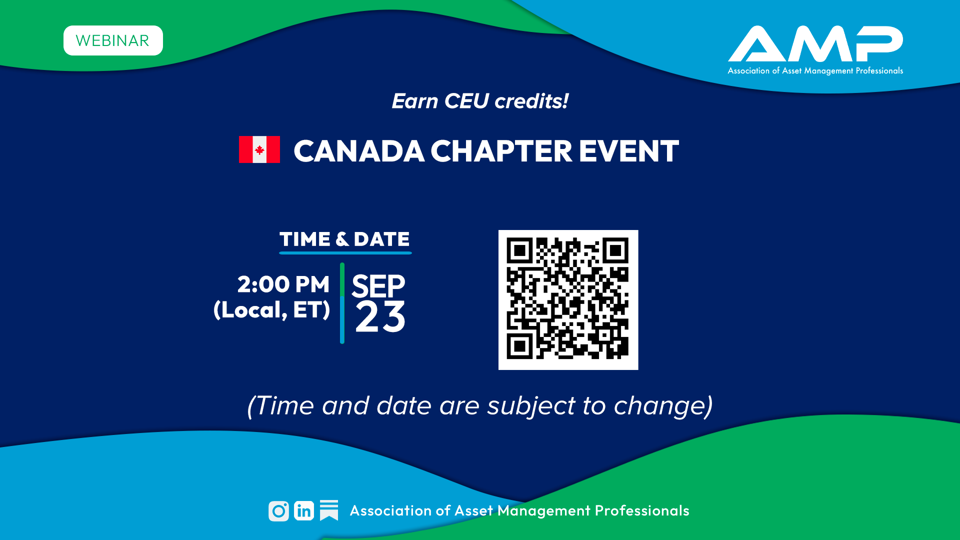 CANADA CHAPTER – SEPTEMBER 23